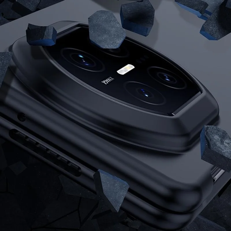 Für Huawei Mate X7 Hülle Skin-Touch-Textur Hart-PC-Fallesschutz - Schwarz