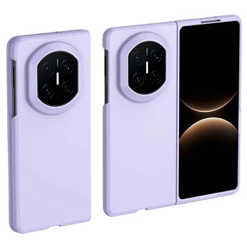 Funda para Huawei Mate X7, Funda Rígida de PC con Textura Táctil Suave para Teléfono Plegable - Morado
