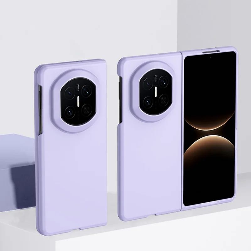 Funda para Huawei Mate X7, Funda Rígida de PC con Textura Táctil Suave para Teléfono Plegable - Morado