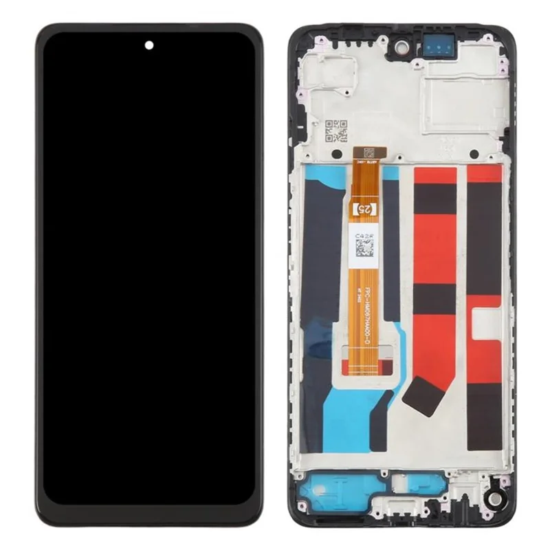 LCD Screen and Digitizer Assembly + Frame For Oppo A3x 5G  /  A80 5G Grade B (Without Logo)