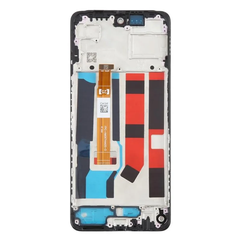 LCD Screen and Digitizer Assembly + Frame For Oppo A3x 5G  /  A80 5G Grade B (Without Logo)