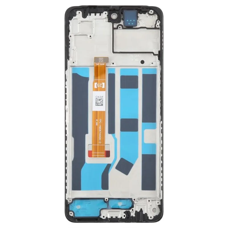 For Oppo A60 4G Grade S LCD-skærm og digitizer-samling + ramme (uden logo)