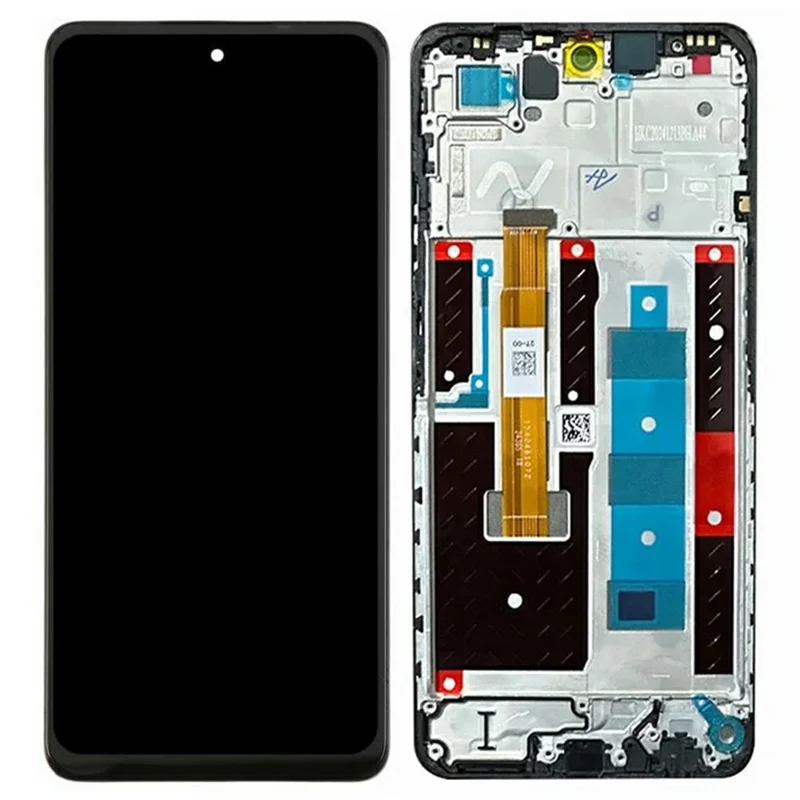 LCD Screen and Digitizer Assembly + Frame For Realme C75 5G  /  C73 5G Grade B (Without Logo)