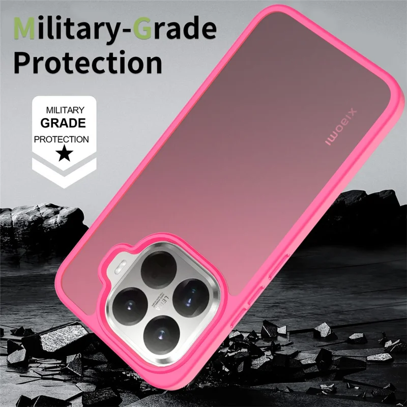 Compra al por mayor de funda para Xiaomi 15T Pro, tacto piel, TPU y policarbonato, trasera para teléfono - Rosa