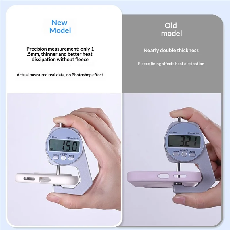 For Xiaomi 17 Pro Case Ultra Thin Liquid Silicone + PC Phone Cover with Camera Touch Control Button - Glacier Blue