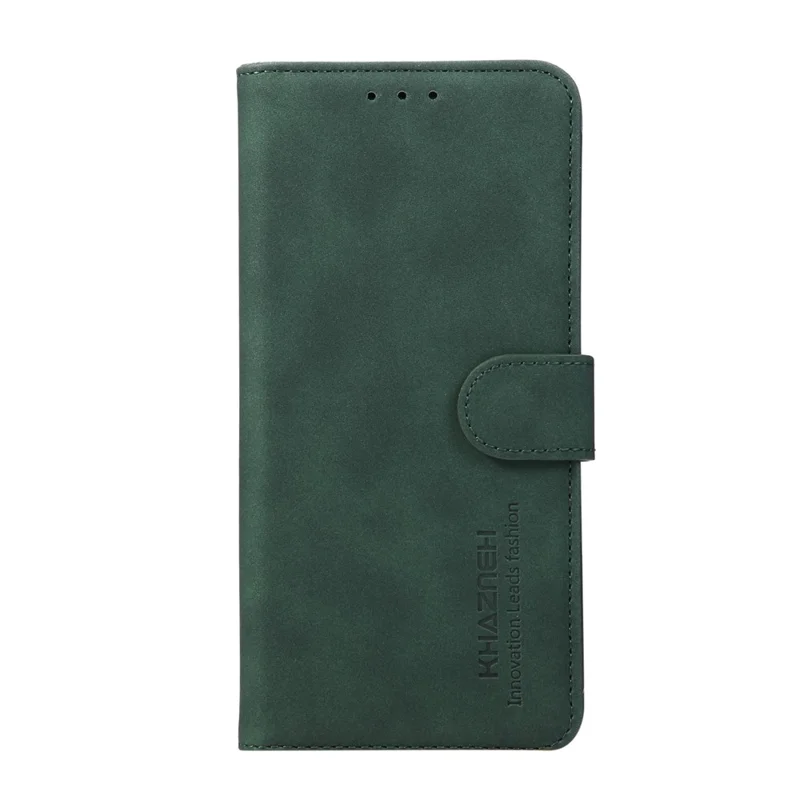 KHAZNEH For Samsung Galaxy A37 5G Case Anti Scratch PU Leather Wallet Stand Phone Cover - Green