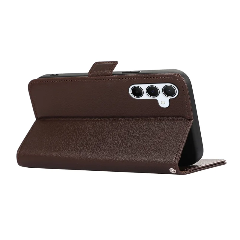 ABEEL Für Samsung Galaxy A37 Tasche Leder-Optik Ledertasche mit RFID-Schutz Handyhülle - Braun