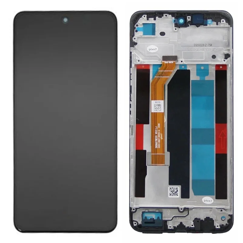 For Realme C71 4G Grade B LCD Screen and Digitizer Assembly + Frame (Without Logo)