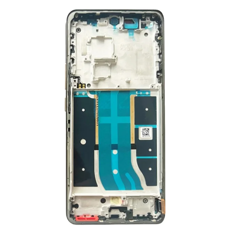 Für Realme 12 Pro 5G / 12 Pro+ 5G OEM-qualitativ hochwertige S AMOLED-Bildschirm- und Digitizer-Baugruppe + Rahmen (ohne Logo) - Gold