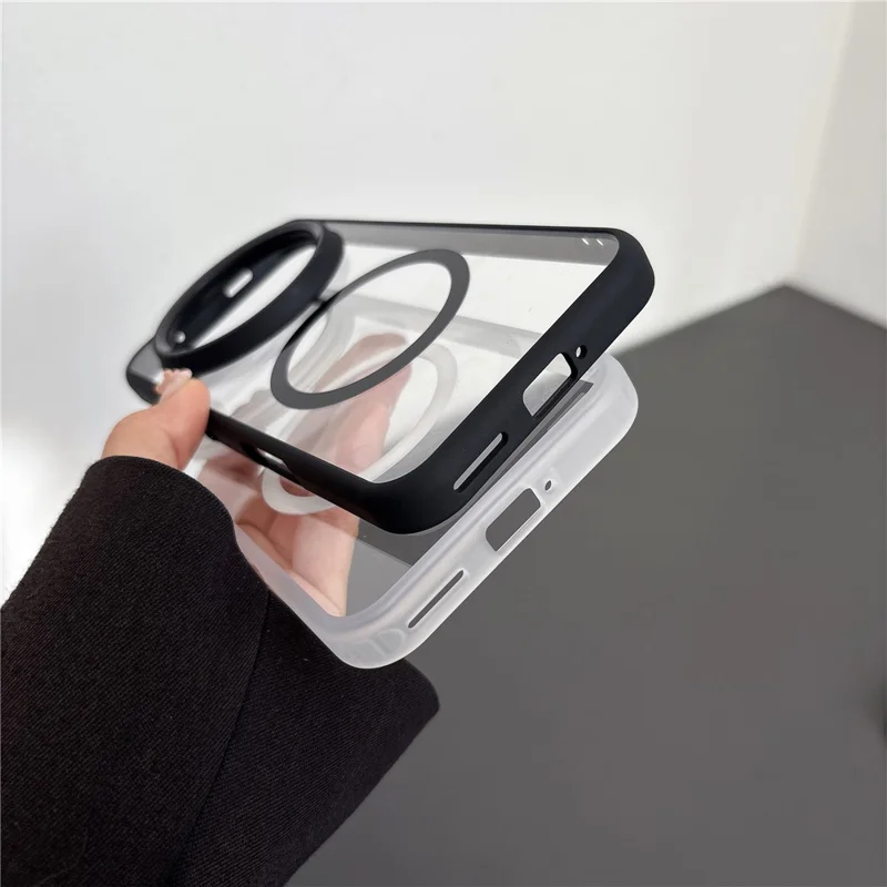 للهونر ماجيك 8 5G غطاء مغناطيسي مضاد للسقوط من مادة TPU + PC - أسود