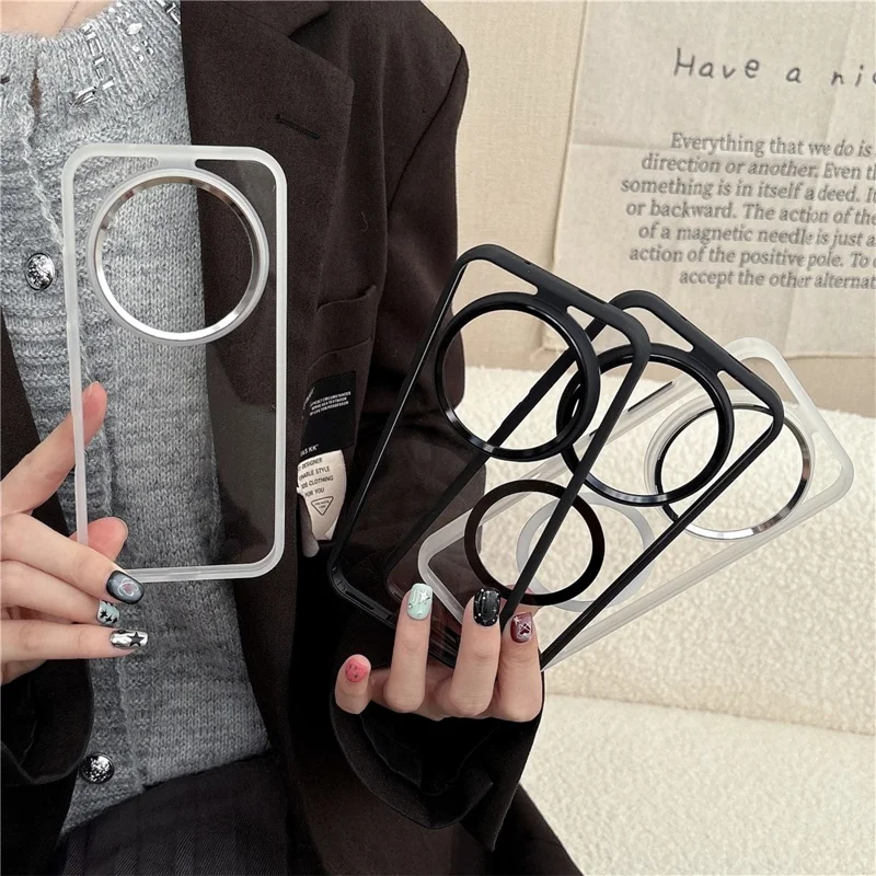 للهونر ماجيك 8 5G غطاء مغناطيسي مضاد للسقوط من مادة TPU + PC - أسود