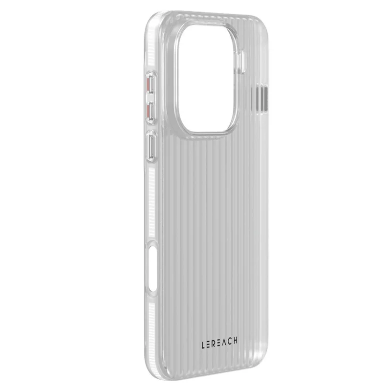 LEREACH TOC Series for Oppo Find X9 Pro 5G Case Flowing Grid PC Phone Cover - White