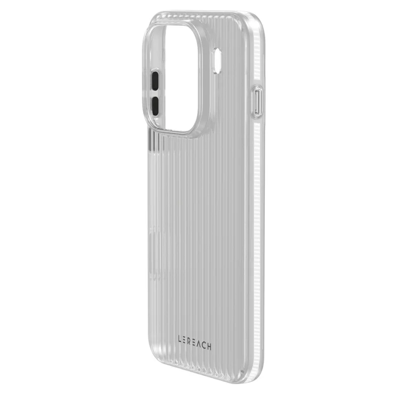 LEREACH TOC Series for Oppo Find X9 Pro 5G Case Flowing Grid PC Phone Cover - White