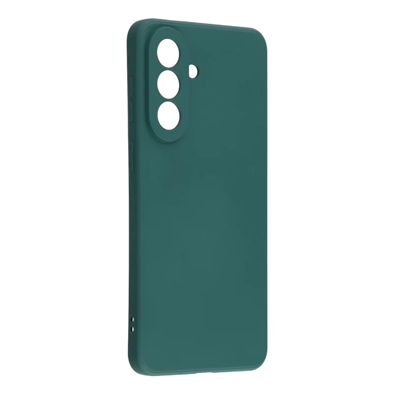 Чехол для Samsung Galaxy A57, тыльная панель из ТПУ, мягкий, с антицарапиновым волокнистым покрытием, зеленый цвет хаки