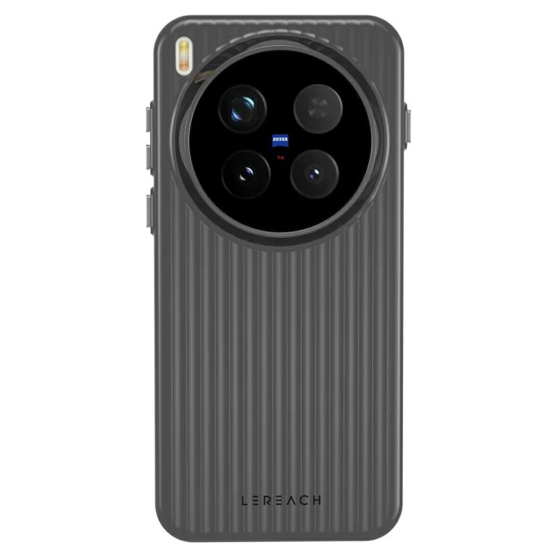 LEREACH TOC Series for vivo X300 Pro 5G Case Flowing Grid PC Phone Cover - Black