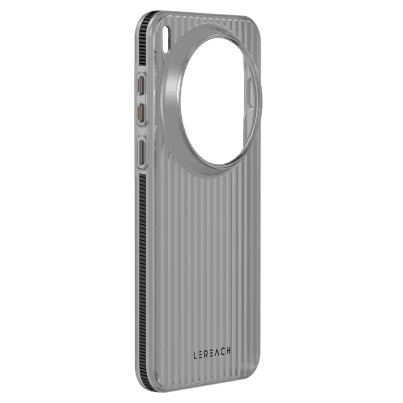 LEREACH TOC Series for vivo X300 Pro 5G Case Flowing Grid PC Phone Cover - Black