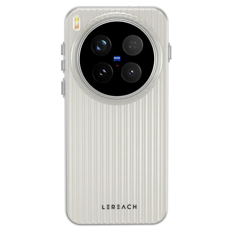 Чехол LEREACH серии TOC для vivo X300 Pro 5G, с сеткой течения, из поликарбоната, оранжевый
