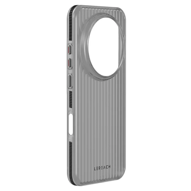 LEREACH TOC-serie til Honor Magic8 Pro 5G hylster Strømmende gitter PC-telefonhylster - Sort