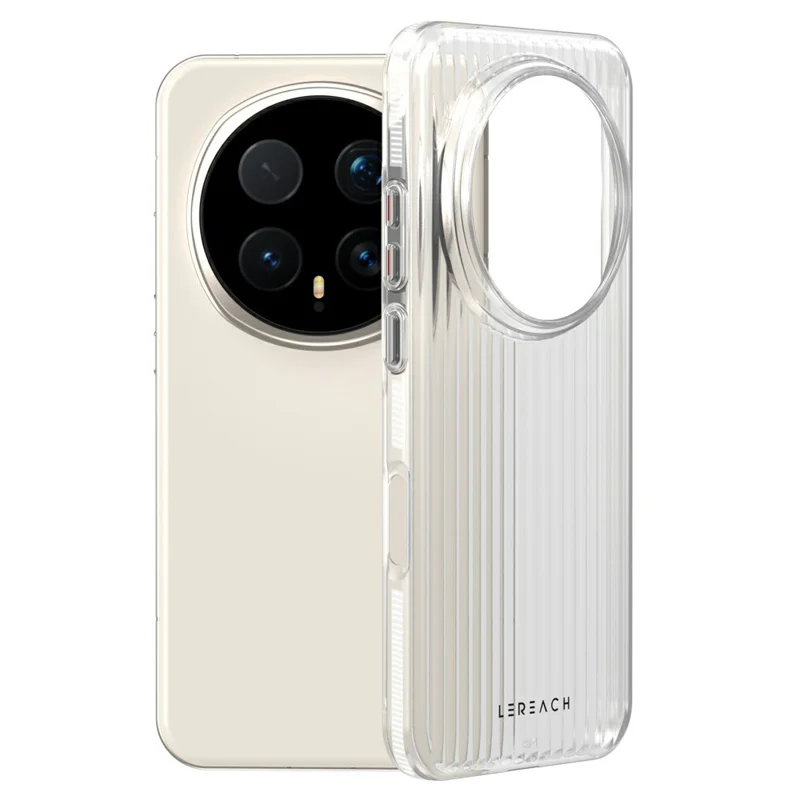 غطاء LEREACH سلسلة TOC لهاتف Honor Magic8 Pro 5G أبيض من مادة البولي كربونات بشبكة متداخلة - أبيض