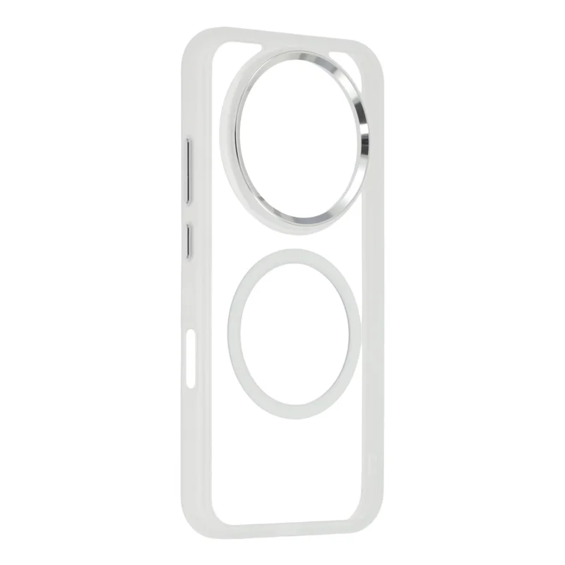 Магнитный чехол для Honor Magic8 Pro 5G, ударопрочный, из ТПУ и поликарбоната, белый