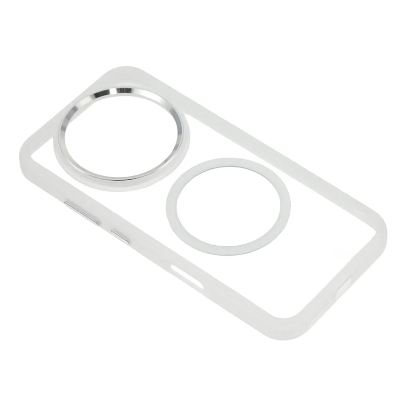 Магнитный чехол для Honor Magic8 Pro 5G, ударопрочный, из ТПУ и поликарбоната, белый