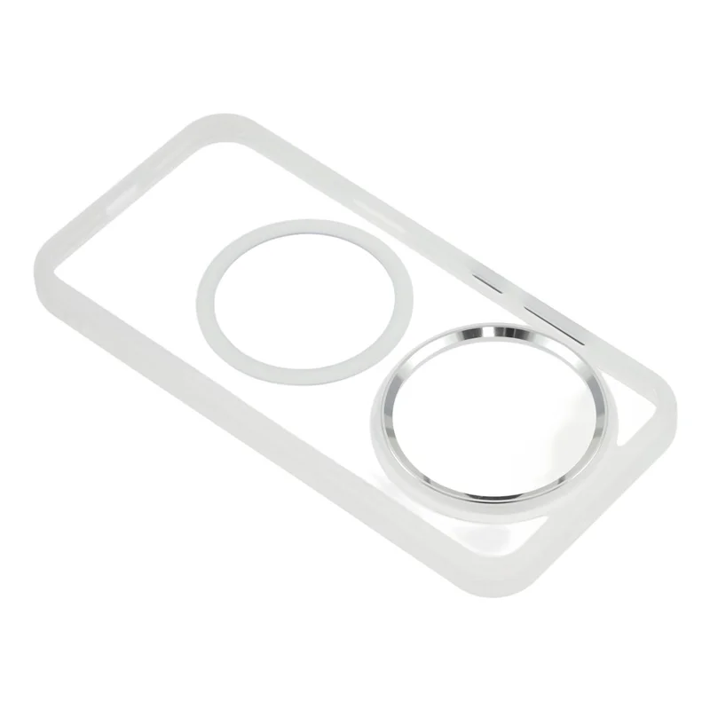 Магнитный чехол для Honor Magic8 Pro 5G, ударопрочный, из ТПУ и поликарбоната, белый