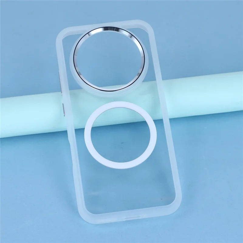 Магнитный чехол для Honor Magic8 Pro 5G, ударопрочный, из ТПУ и поликарбоната, белый