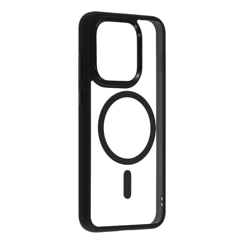 For Oppo Find X9 5G Magnetic Case Anti-Drop TPU + PC Phone Cover - Black