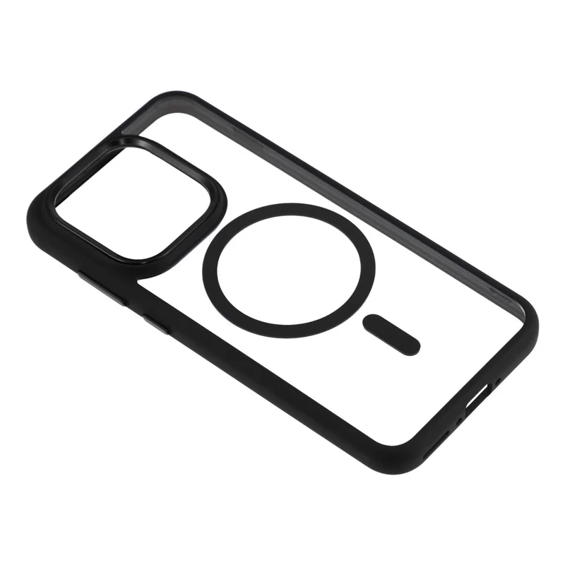 For Oppo Find X9 5G Magnetic Case Anti-Drop TPU + PC Phone Cover - Black