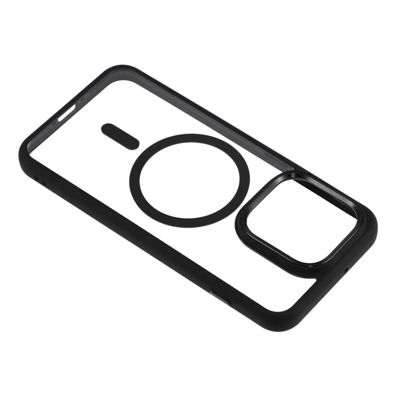 For Oppo Find X9 5G Magnetic Case Anti-Drop TPU + PC Phone Cover - Black