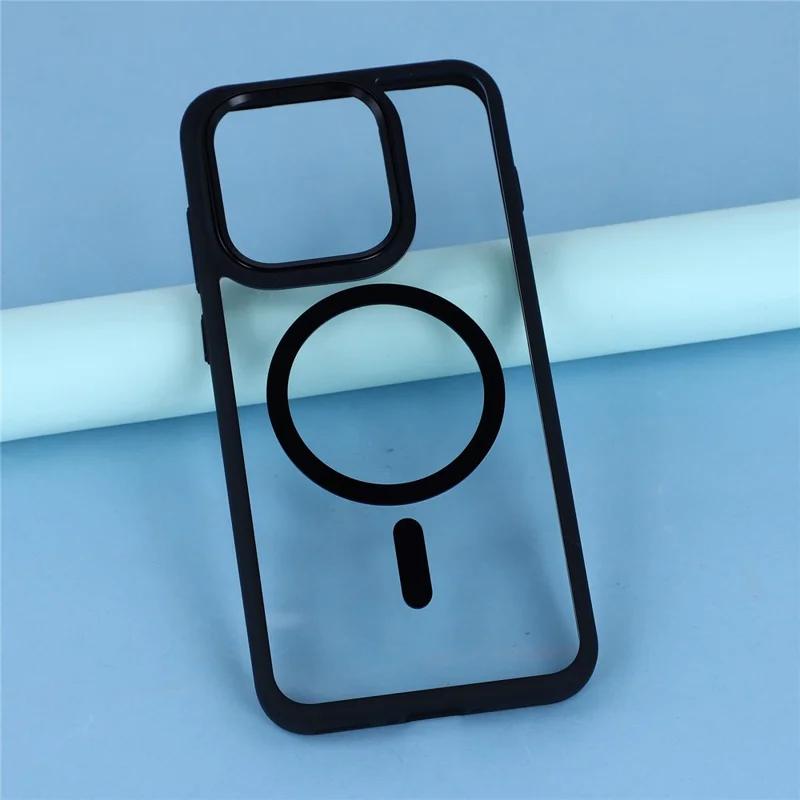 For Oppo Find X9 5G Magnetic Case Anti-Drop TPU + PC Phone Cover - Black