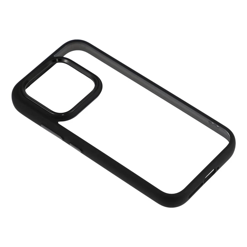 For Xiaomi 17 Case Anti-Drop TPU + PC Clear Phone Back Cover - Black