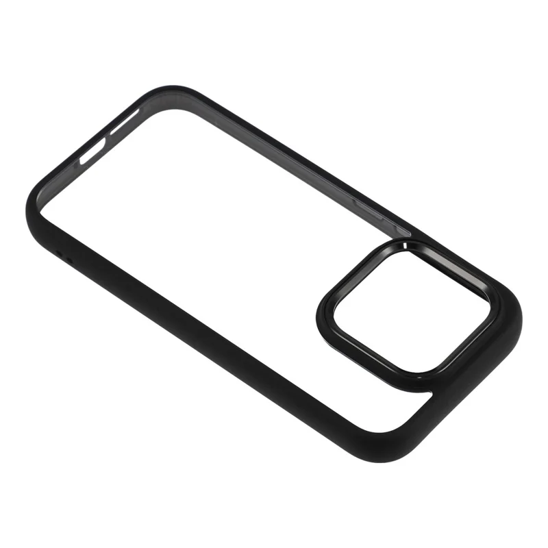 For Xiaomi 17 Case Anti-Drop TPU + PC Clear Phone Back Cover - Black