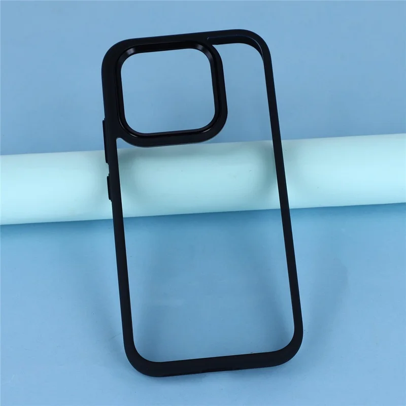 For Xiaomi 17 Case Anti-Drop TPU + PC Clear Phone Back Cover - Black