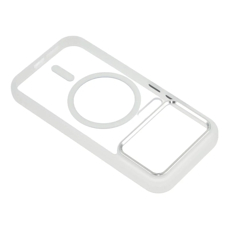 For Xiaomi 17 Pro Max Magnetic Case Anti-Drop TPU + PC Phone Cover - Transparent