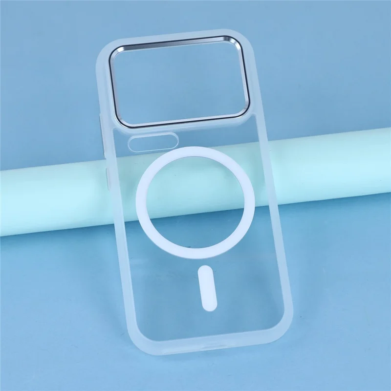 For Xiaomi 17 Pro Max Magnetic Case Anti-Drop TPU + PC Phone Cover - Transparent