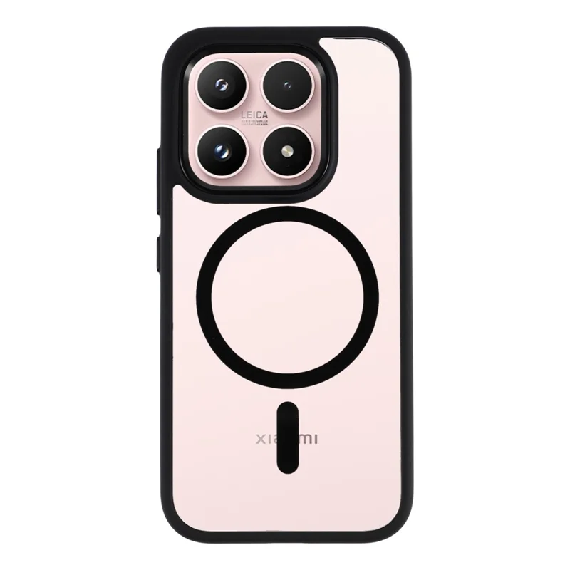 For Xiaomi 17 Magnetic Case Anti-Drop TPU + PC Phone Cover - Black