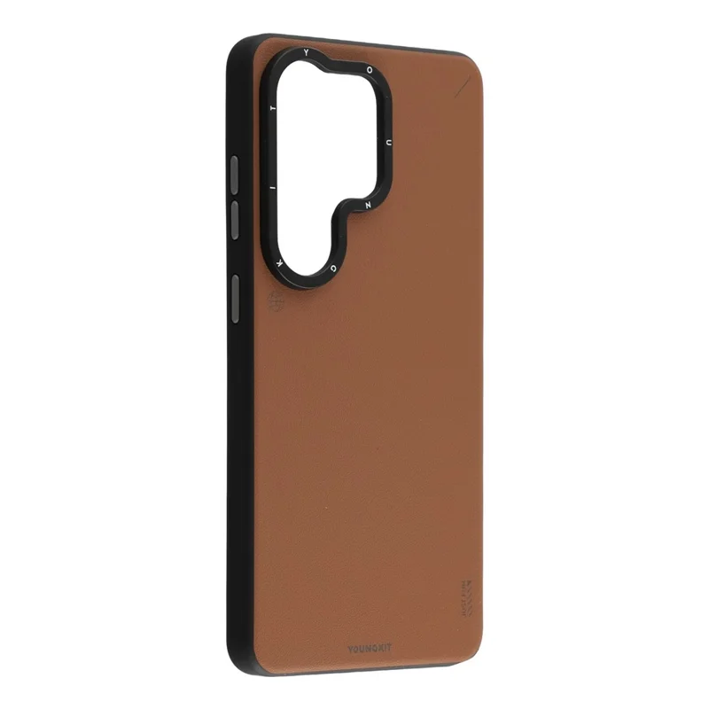 Funda magnética YOUNGKIT para Samsung Galaxy S26 Ultra, carcasa de cuero PU + PC - Bronce
