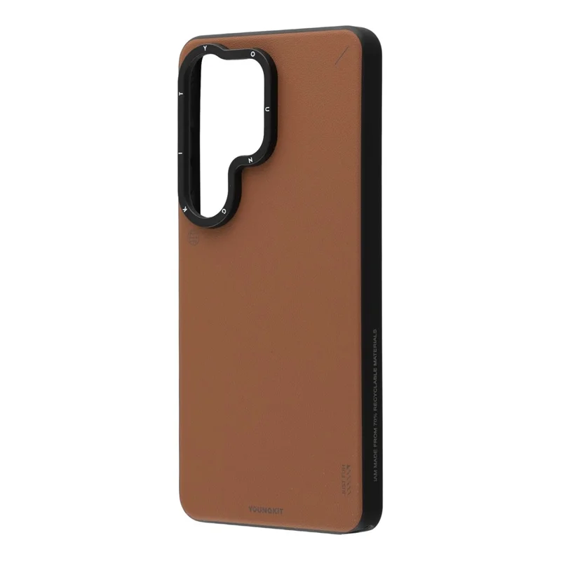 Funda magnética YOUNGKIT para Samsung Galaxy S26 Ultra, carcasa de cuero PU + PC - Bronce