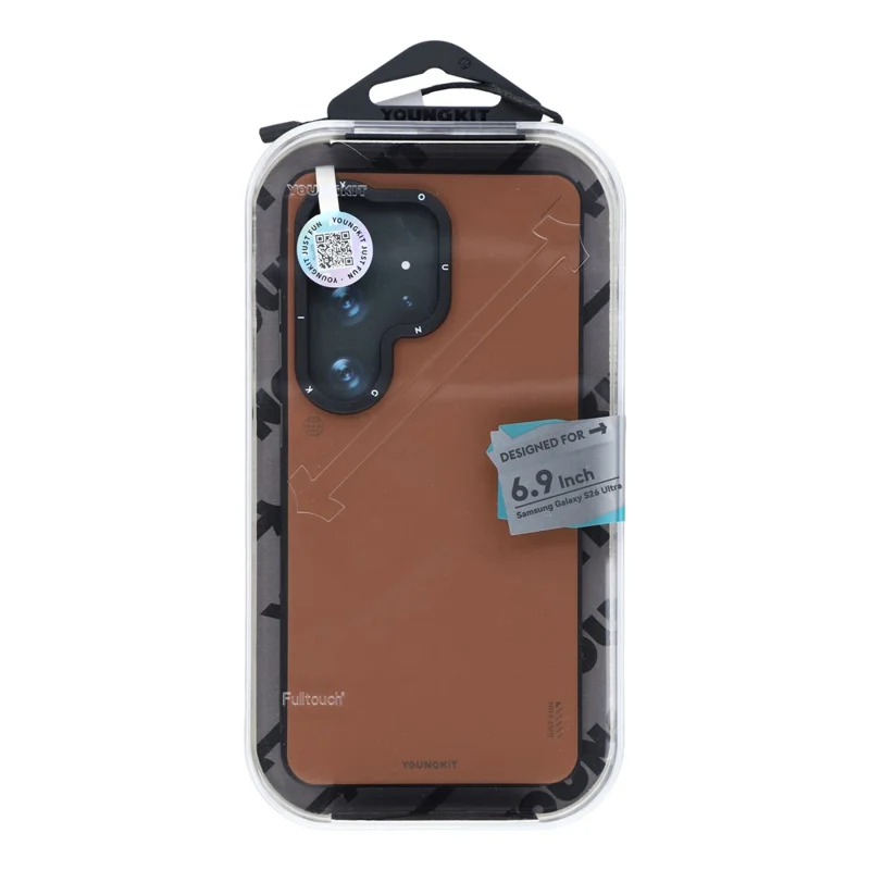 Funda magnética YOUNGKIT para Samsung Galaxy S26 Ultra, carcasa de cuero PU + PC - Bronce