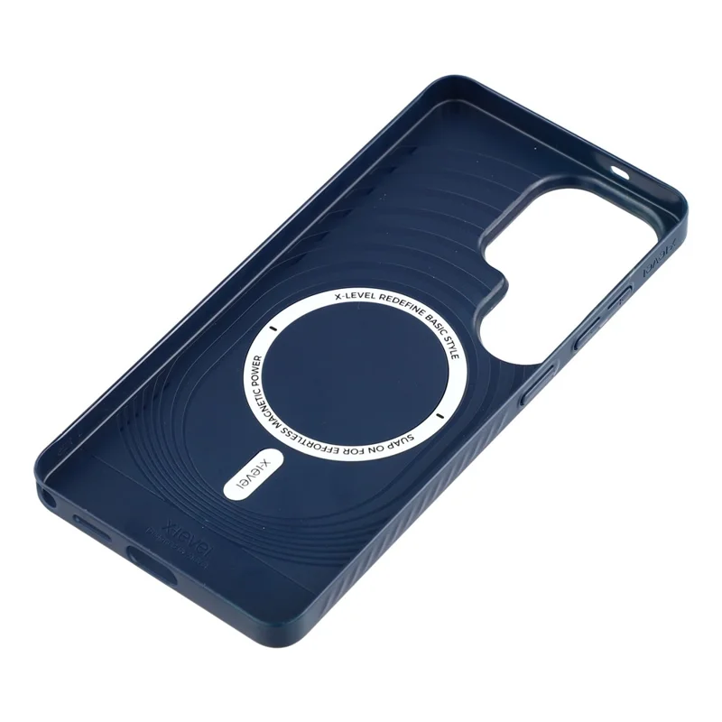 X-LEVEL For Samsung Galaxy S26 Ultra Magnetic Case Hard PC Phone Back Cover - Blue