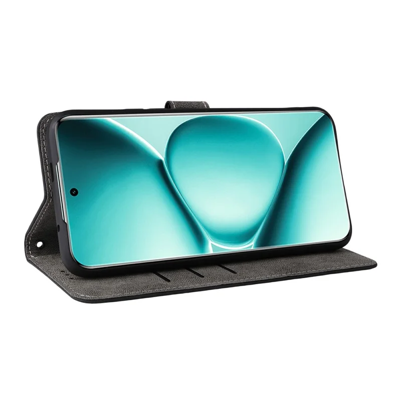 Cover per Xiaomi Redmi Note 15 Pro 4G Portafoglio con Blocco RFID in Pelle PU Supporto con Cinturino - Nero