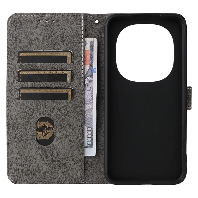 Cover per Xiaomi Redmi Note 15 Pro 4G Portafoglio con Blocco RFID in Pelle PU Supporto con Cinturino - Nero