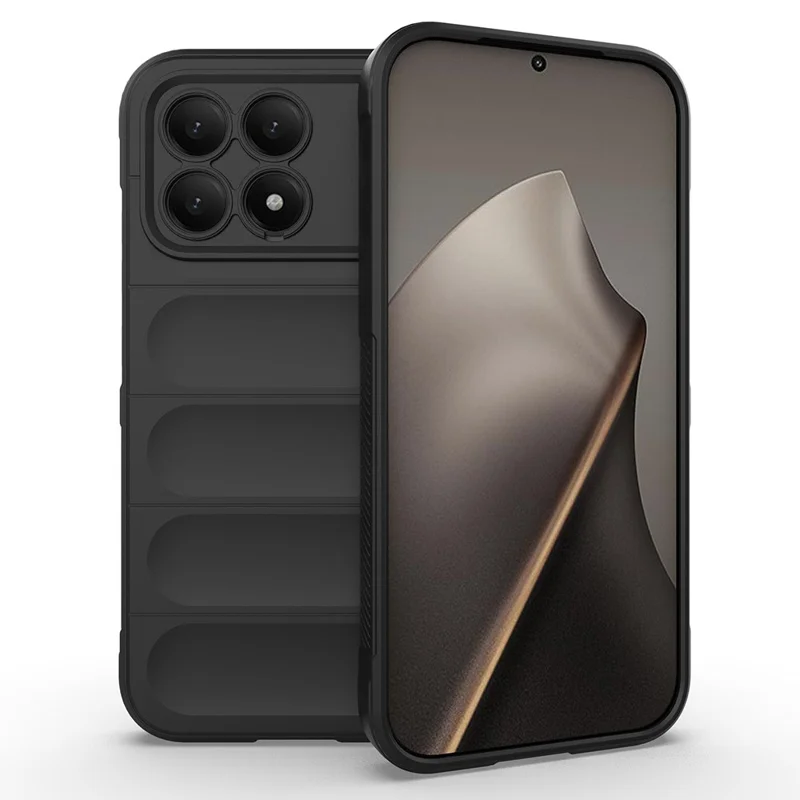 Capa para Xiaomi Redmi K90 5G / Poco F8 Pro, Capa Traseira Resistente em TPU Macio Anti-queda - Preto