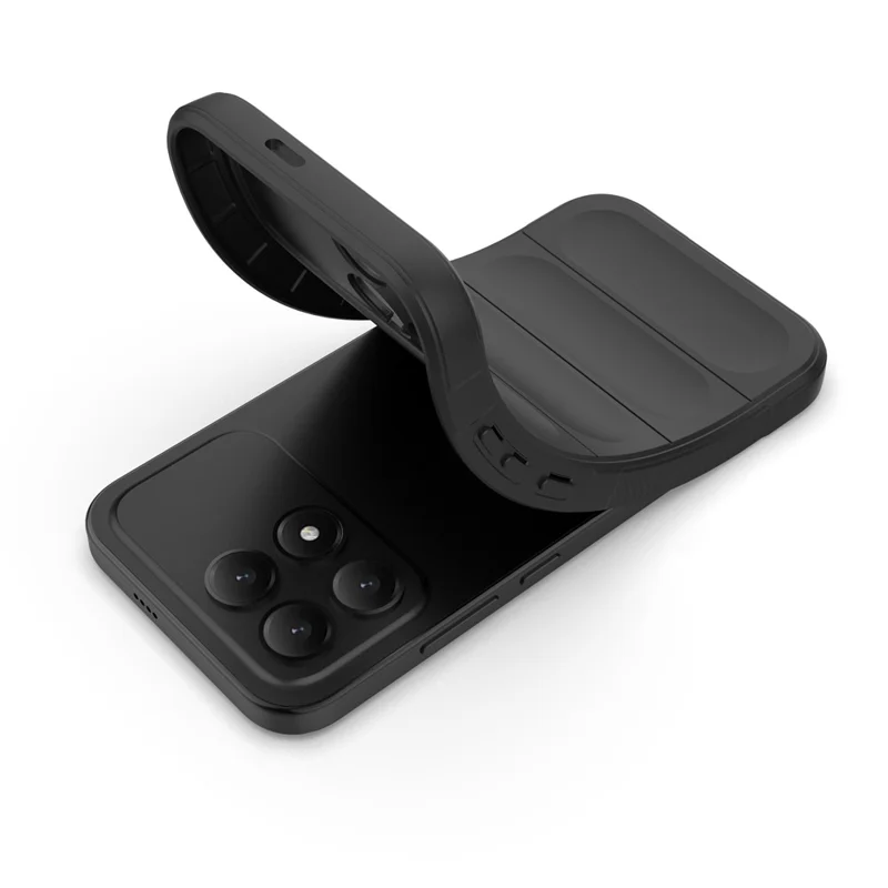 Capa para Xiaomi Redmi K90 5G / Poco F8 Pro, Capa Traseira Resistente em TPU Macio Anti-queda - Preto