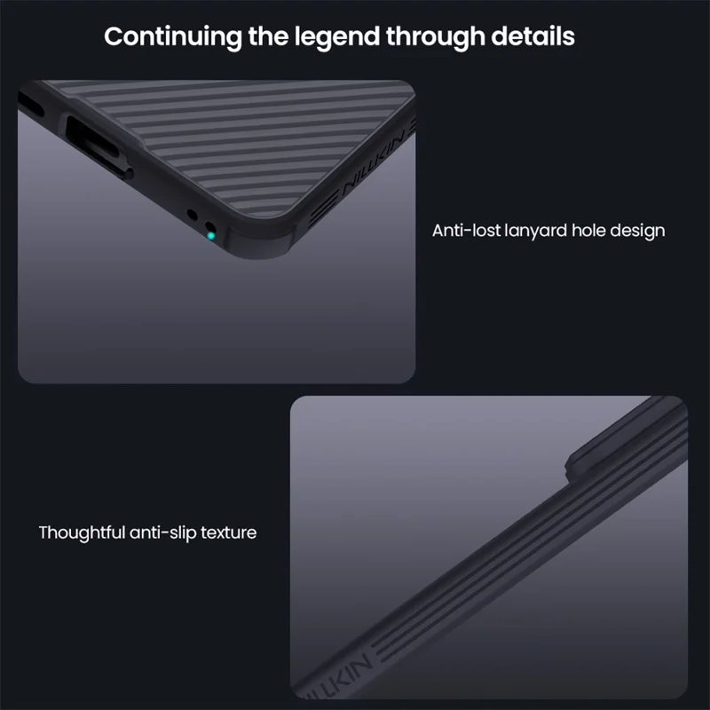 NILLKIN Serie Camshield Pro para Samsung Galaxy S26 / Funda S26 Pro TPU + PC Cubierta trasparente negra para teléfono con deslizador de cámara