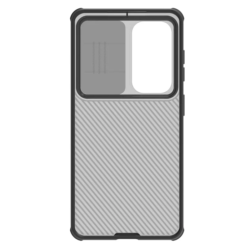 NILLKIN Serie Camshield Pro para Samsung Galaxy S26 / Funda S26 Pro TPU + PC Cubierta trasparente negra para teléfono con deslizador de cámara