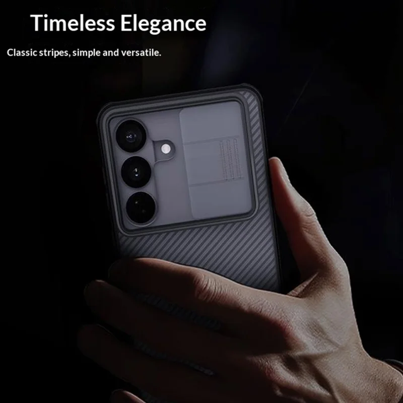 NILLKIN Camshield Pro Series For Samsung Galaxy S26+ Case TPU + PC Clear Black Phone Cover with Camera Slider