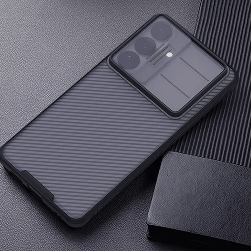 NILLKIN Camshield Pro Series For Samsung Galaxy S26+ Case TPU + PC Clear Black Phone Cover with Camera Slider