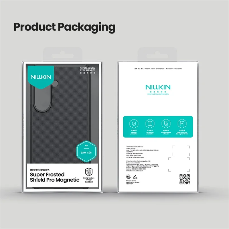 NILLKIN Super Frosted Shield Pro for Samsung Galaxy S26  /  S26 Pro Magnetic Case PC + TPU Phone Cover